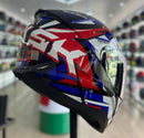 CAPACETE NORISK RAZOR SHARP BLUE/RED