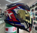 CAPACETE NORISK RAZOR SHARP BLUE/RED