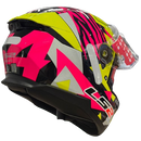 Capacete LS2 STREAM II FF808 TIGER ALDEGUER HV YLW/PINK