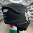 CAPACETE KYT TT COURSE PLAIN MATTE BLACK
