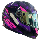 Capacete LS2 FF358 Tank Preto e Roxo
