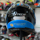 Capacete GP TECH ULTRA SV FUTURE AZUL E PRETO