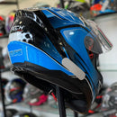 Capacete GP TECH ULTRA SV FUTURE AZUL E PRETO