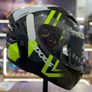 Capacete AXXIS SEGMENT LEDERS C13 FLUOR YELLOW