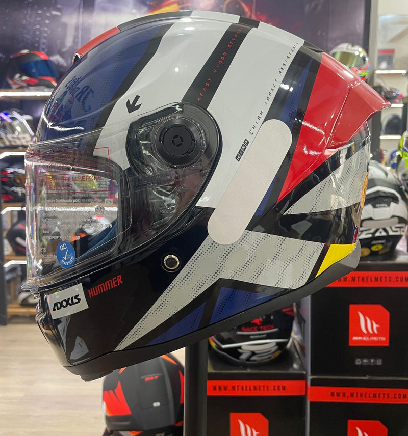 Capacete Axxis HUMMER B FLEX E0 WHITE GLOSS