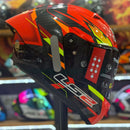 Capacete LS2 FF805 Thunder C GP Fire Red Black Premium