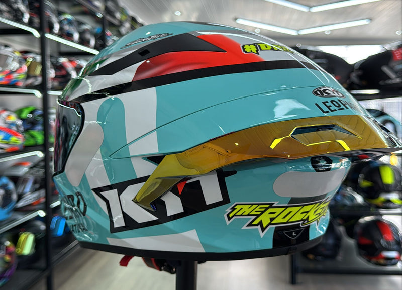 Capacete KYT TT COURSE Leopard Dalla Porta