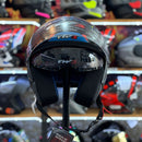 Capacete FW3 X OPEN UP RAPID AZUL COM AMARELO