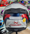 Capacete Norisk Strada II WHT/BLU/RED