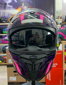 Capacete Norisk Strada ll Fusion Pur/ BLK/ PNK