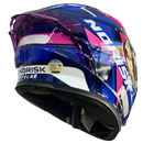 Capacete NORISK FLOW PULSE BKL/BLU/PNK
