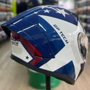 Capacete GP TECH SENSE STARLINE BRANCO AZUL