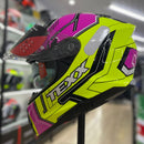 Capacete  Texx KAIMAN TEASER ROSA PRETO VERDE