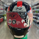 Capacete F-9 HG MATCH PRETO VERMELHO