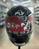 Capacete FLY F-9 HG CITY PRETO VERDE