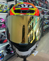 CAPACETE KYT TT COURSE XAVIER SIMONE ENDURANCE + VISEIRA COLORIDA E AEROFOLIO
