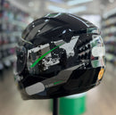 Capacete FLY F-9 HG CITY PRETO VERDE