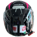 Capacete EBF NEW SPARK JET SPEED Rosa e Roxo