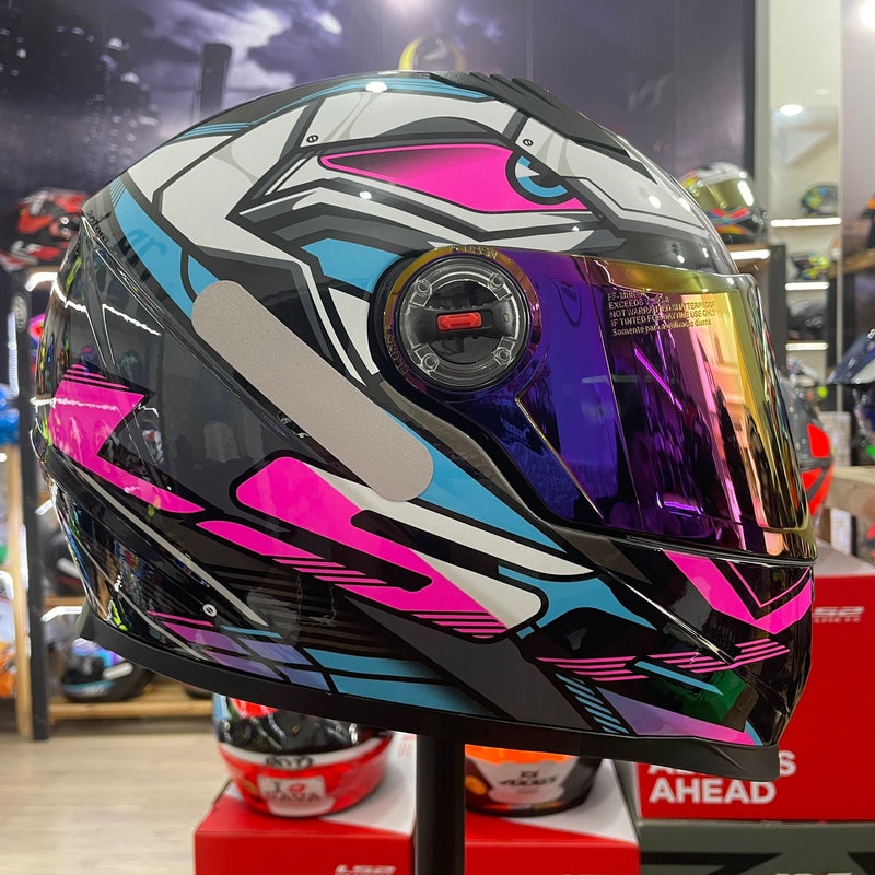 Capacete LS2 FF358 XDRON CYAN