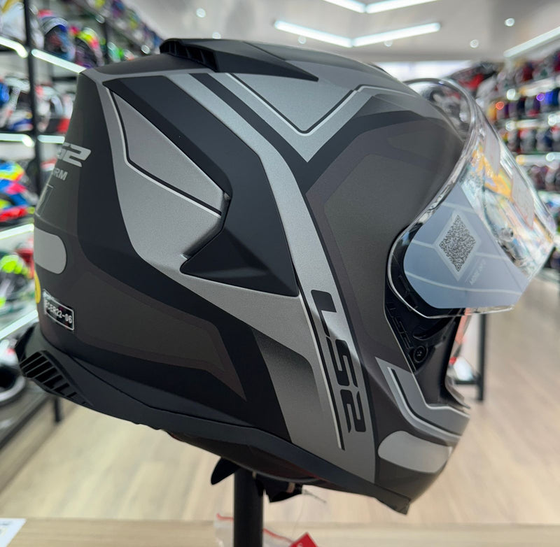 Capacete LS2 FF808 Stream II Shadow Matte Titanium
