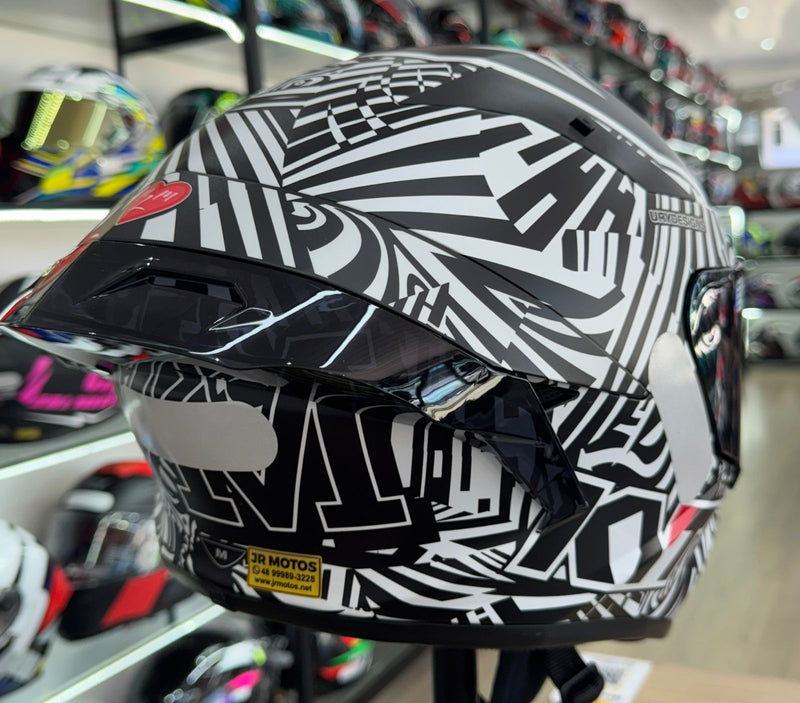 Capacete TT COURSE ESPARGARO WINTER TESTE 2020 + VISEIRA COLORIDA E AEROFOLIO