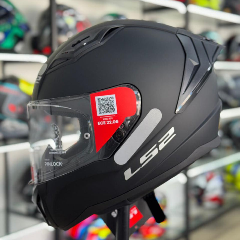 CAPACETE LS2 VIGO  FF810, MONOCOLOR PRETO FOSCO