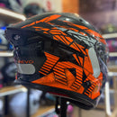 Capacete KYT TT REVO COBUSTION ORANGE