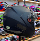 CAPACETE BIEFFE B-40 CLASSIC AZ DARK FOSCO GRAFITE