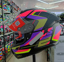 Capacete LS2 FF808 STREAM II ROAD MATTE BLK PINK