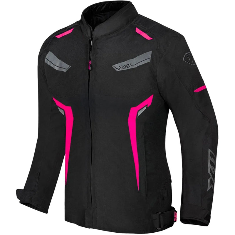 JAQUETA ONE SPORT FEMININA PRETA ROSA