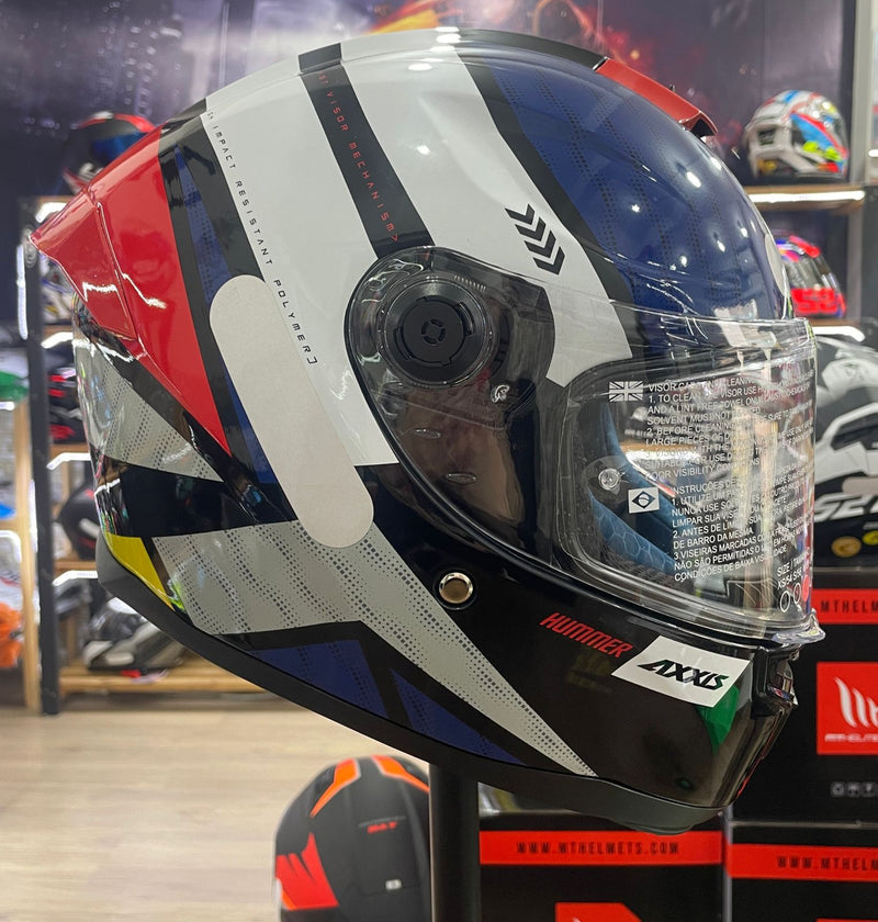 Capacete Axxis HUMMER B FLEX E0 WHITE GLOSS