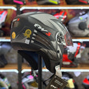 Capacete FW3 X OPEN UP RAPID PRETO COM GRAFITE