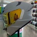 Capacete KYT TT REVO PLAIN  MATT ASP GRAY