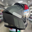 Capacete TEXX ESCAMOTEAVEL KRATOS CYBER CINZA FOSCO