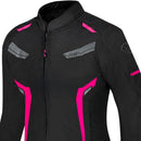 JAQUETA ONE SPORT FEMININA PRETA ROSA