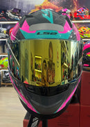 Capacete LS2 FF358 Draze Rosa e Cinza