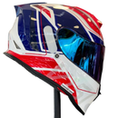 Capacete ORIGINE DINAMO GALAXI BLUE RED WHITE GLOSS