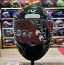 Capacete FLY Drive 2 HG Atitude pto/roxo