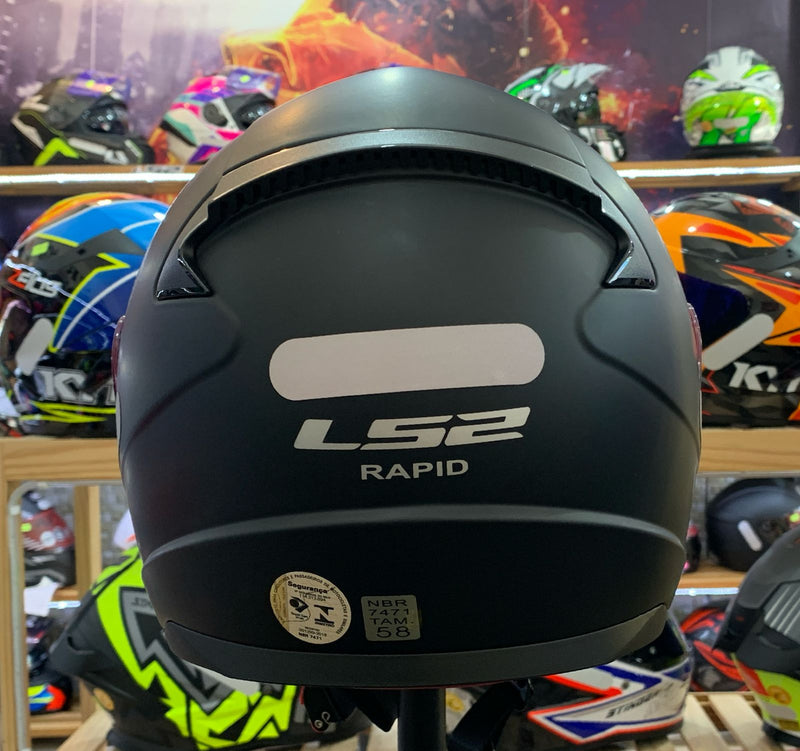 Capacete LS2 FF358 Preto fosco