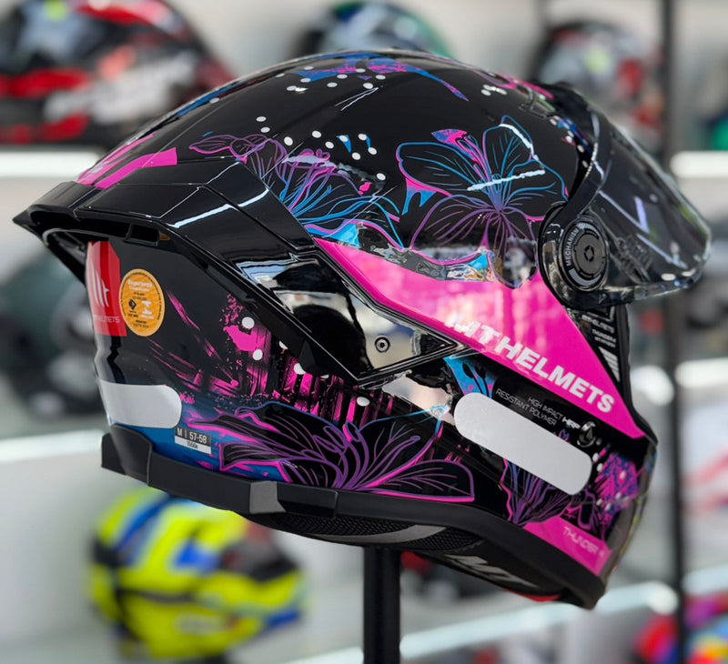 CAPACETE MT THUNDER 4 SV JUNGLE A8 GLOSS