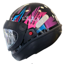 Capacete EBF AUTOMÁTICO STYLE Rosa e Azul