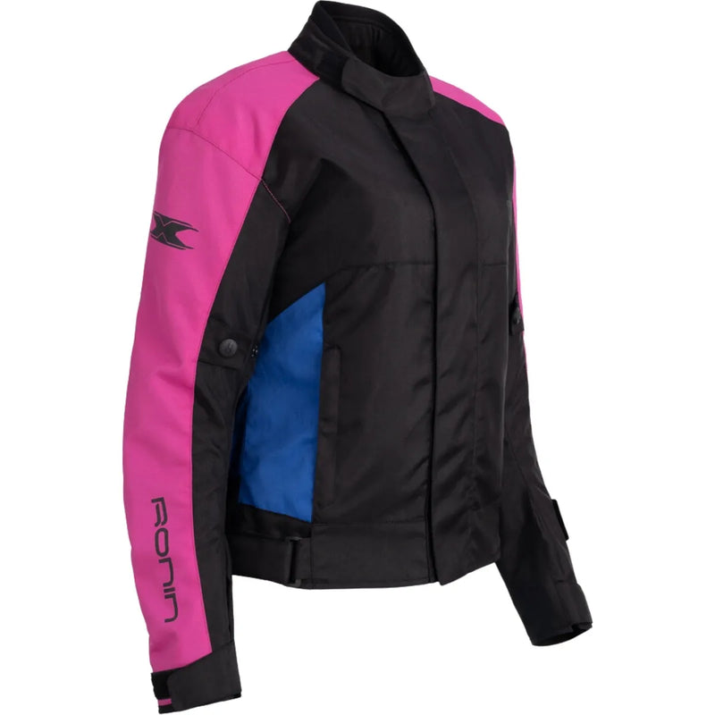 JAQUETA TEXX RONIN V2 LD FEMININA PRETA ROSA AZUL