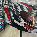 CAPACETE NORISK FLOW DAYTONA WHT RED
