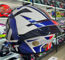 CAPACETE TT COURSE GRAND PRIX BLUE AND RED