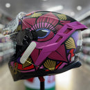 Capacete NORISK STRADA II LOTUS Matte Black Pink + 2 AEROFOLIOS BRINDE