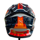 Capacete Norisk FF302 Soul Control Blue Orange
