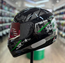 Capacete FLY F-9 HG CITY PRETO VERDE