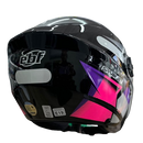Capacete EBF NEW SPARK JET SPEED Rosa e Roxo