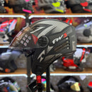 Capacete FW3 X OPEN UP RAPID PRETO COM GRAFITE