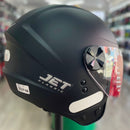 Capacete Fly Jet HG Classic Preto Brilho Aberto